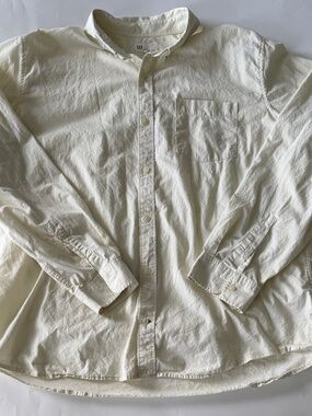 Men's GAP Casual Button Down Shirt SIZE XL EUC 100% Cotton